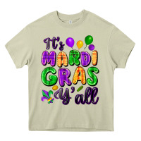 Mossy It's Mardi Gras y'all Heavy Core Tee - FaDigitalArtStudio