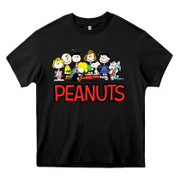 Black peanuts animation Heavy Core Tee - linhVisuals