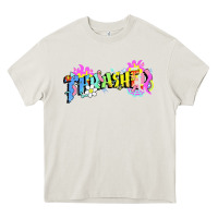 Cream trasher Heavy Core Tee - linhVisuals