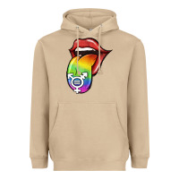 Mushroom Pride LGBT Sign Tongue Heavyweight Hoodie - Jasminsmagicworld