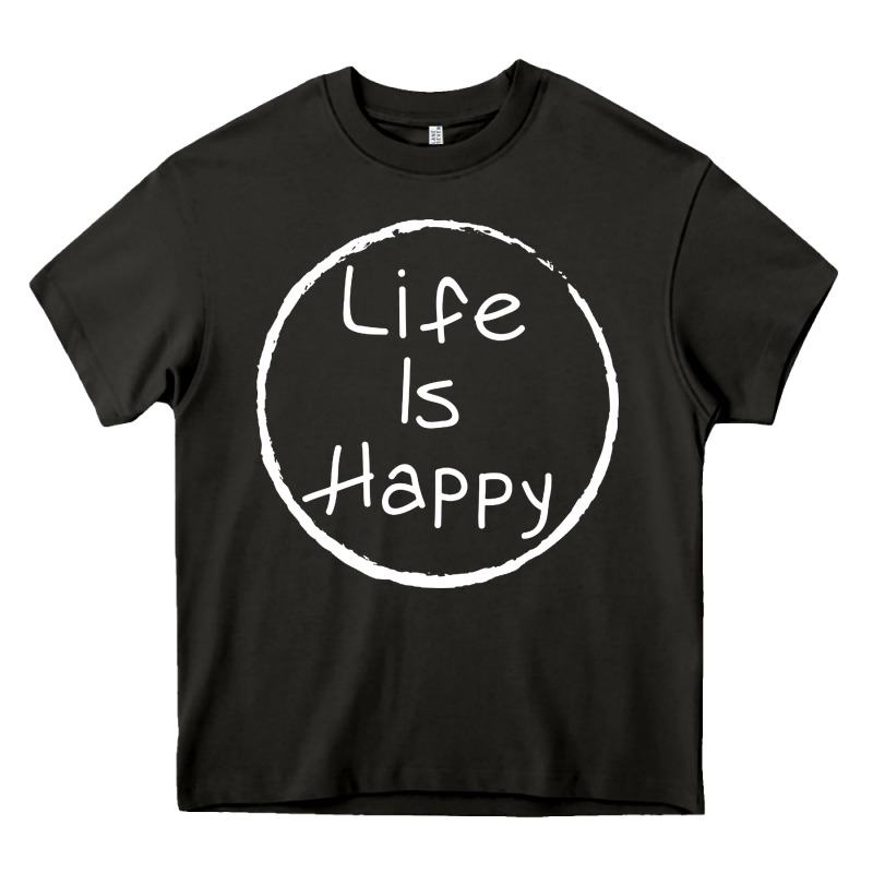 Life Is Happy Heavy Core Tee by linhVisuals | Teevron