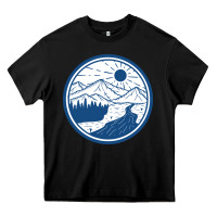 Black River Mountain Badge Heavy Core Tee - linhVisuals