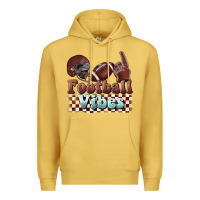 Antique Gold football vibes Premium Hoodie - BarkalooDesign