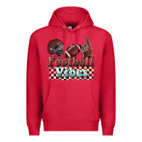 Cardinal football vibes Premium Hoodie - BarkalooDesign