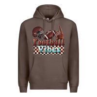 Coffee football vibes Premium Hoodie - BarkalooDesign