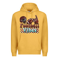 Mustard football vibes Premium Hoodie - BarkalooDesign