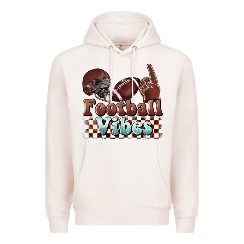 Football Vibes Premium Hoodie by BarkalooDesign | Teevron