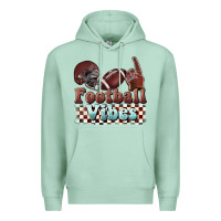 Seafoam football vibes Premium Hoodie - BarkalooDesign