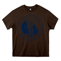 Chocolate Brown monmouth university Heavy Core Tee - linhVisuals
