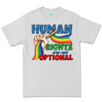 Dove Grey Human Rights Are Not Optional Premium Tee - BundleAndBundleShop