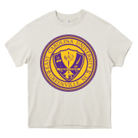Cream east carolina university Heavy Core Tee - linhVisuals