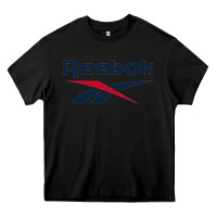 Black ree-bok-vector-art Heavy Core Tee - linhVisuals