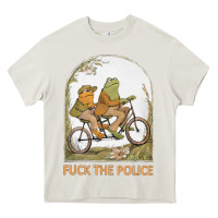 Cream Frogs And Toad Fucks The Police Heavy Core Tee - linhVisuals
