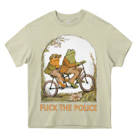 Mossy Frogs And Toad Fucks The Police Heavy Core Tee - linhVisuals