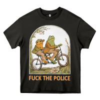 Asphalt Frogs And Toad Fucks The Police Heavy Core Tee - linhVisuals