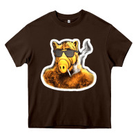 Chocolate Brown Alf Heavy Core Tee - linhVisuals