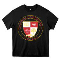 Black Csu Stanislaus Heavy Core Tee - linhVisuals