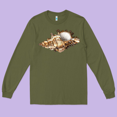 Murex Snail Long Sleeve Tee Designed By Lillyallendesigns