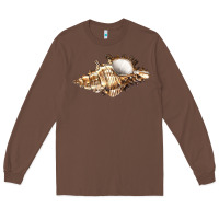 Chestnut murex snail Long Sleeve Tee - LillyAllenDesigns