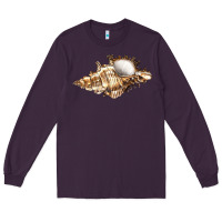 Plum murex snail Long Sleeve Tee - LillyAllenDesigns