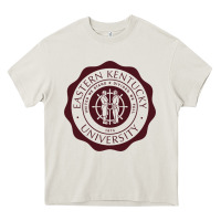 Cream Eastern Kentucky University Heavy Core Tee - linhVisuals