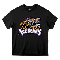 Black knoxville ice bears Heavy Core Tee - linhVisuals