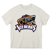 Cream knoxville ice bears Heavy Core Tee - linhVisuals