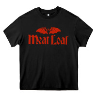 Black MEAT LOAF Heavy Core Tee - linhVisuals