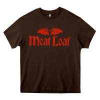 Chocolate Brown MEAT LOAF Heavy Core Tee - linhVisuals