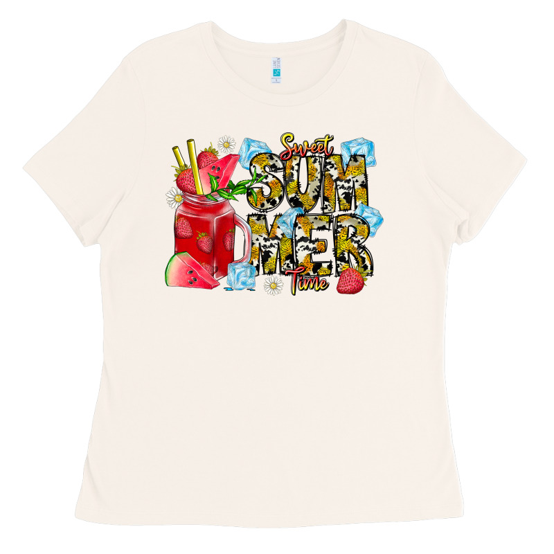 Sweet Summer Time Ladies Tee by CowhideDigitalArt | Teevron