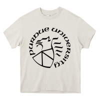 Cream Purdue University Heavy Core Tee - linhVisuals