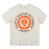 Cream Suny Cobleskill Heavy Core Tee - linhVisuals
