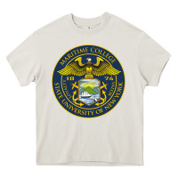 Cream Suny Maritime Full Color Heavy Core Tee - linhVisuals