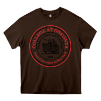 Chocolate Brown Suny Oneonta Heavy Core Tee - linhVisuals