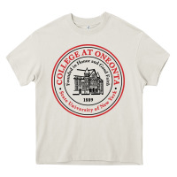 Cream Suny Oneonta Heavy Core Tee - linhVisuals
