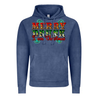 Vintage Denim Merry Drink I Am Christmas Vintage Hoodie - Artiststas