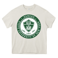 Cream Suny Oswego Heavy Core Tee - linhVisuals