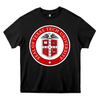 Black Texas Tech University Heavy Core Tee - linhVisuals