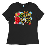 Black sweet summer time Ladies Tee - CowhideDigitalArt