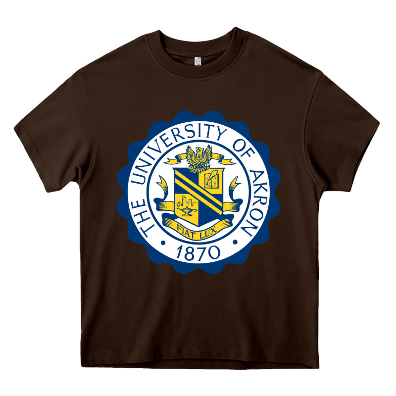 University Of Akron Heavy Core Tee by linhVisuals | Teevron