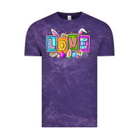 Cloud Purple Love Easter Vintage Tee - CowhideDigitalArt