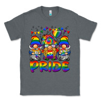 Charcoal Heather pride gnome Classic Tee - BarkalooDesign