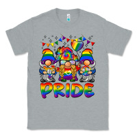 Heather Grey pride gnome Classic Tee - BarkalooDesign