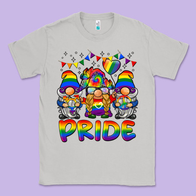 Pride Gnome Classic Tee Designed By Barkaloodesign