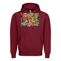 Burgundy western back to school 1st grade Zipper Hoodie - Jasminsmagicworld