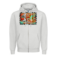 Dove Grey western back to school 1st grade Zipper Hoodie - Jasminsmagicworld