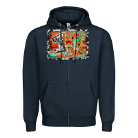 Navy western back to school 1st grade Zipper Hoodie - Jasminsmagicworld