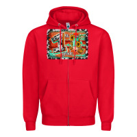 Red western back to school 1st grade Zipper Hoodie - Jasminsmagicworld