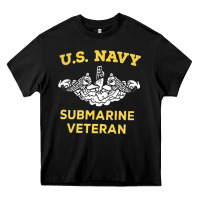Black submarine veteran tshirt Heavy Core Tee - linhVisuals