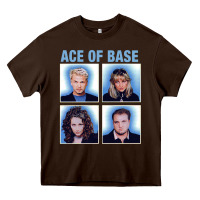 Chocolate Brown vintage Ace Of The Base Heavy Core Tee - linhVisuals